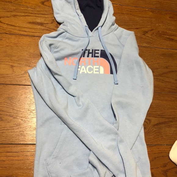 The North Face light blue Hoodie - Picture 2 of 3